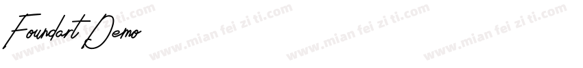 Foundart Demo字体转换